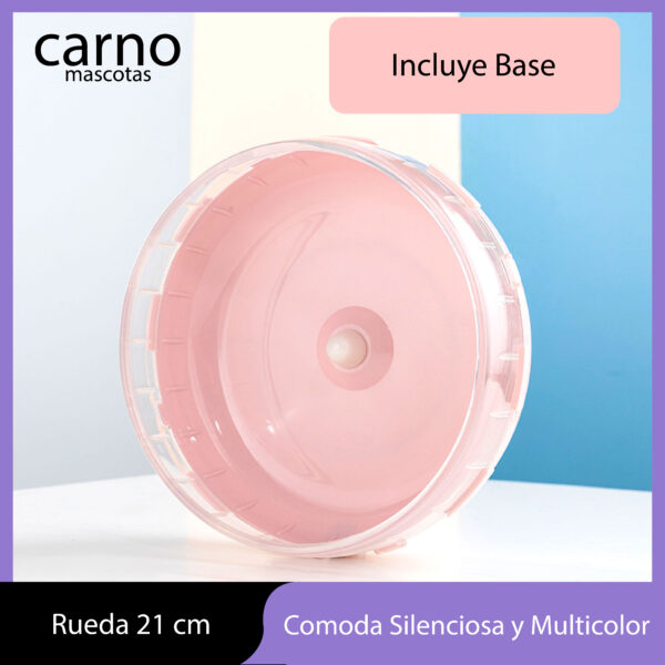 Rueda 21cm Con Base - Imagen 2