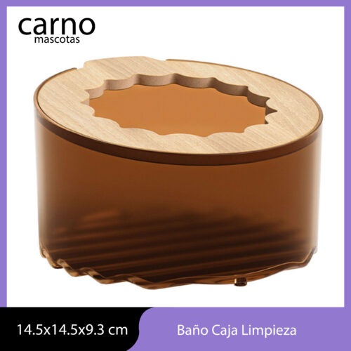Baño Hamster Caja de Limpieza