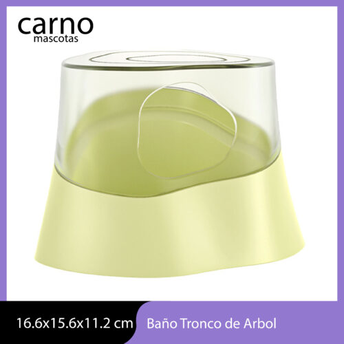 Baño Hamster Tronco de Arbol - Imagen 2