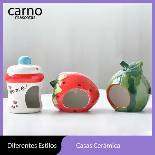 Casas Cerámica Fresa, Sandía y Tetero